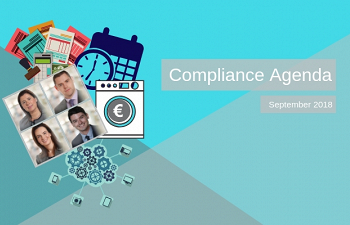 Photo for article Compliance Agenda - September 2018